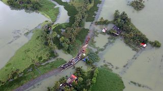 Kerala : décrue et sauvetages