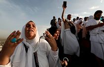 Millions of Muslims take part in annaul hajj pilgrimage