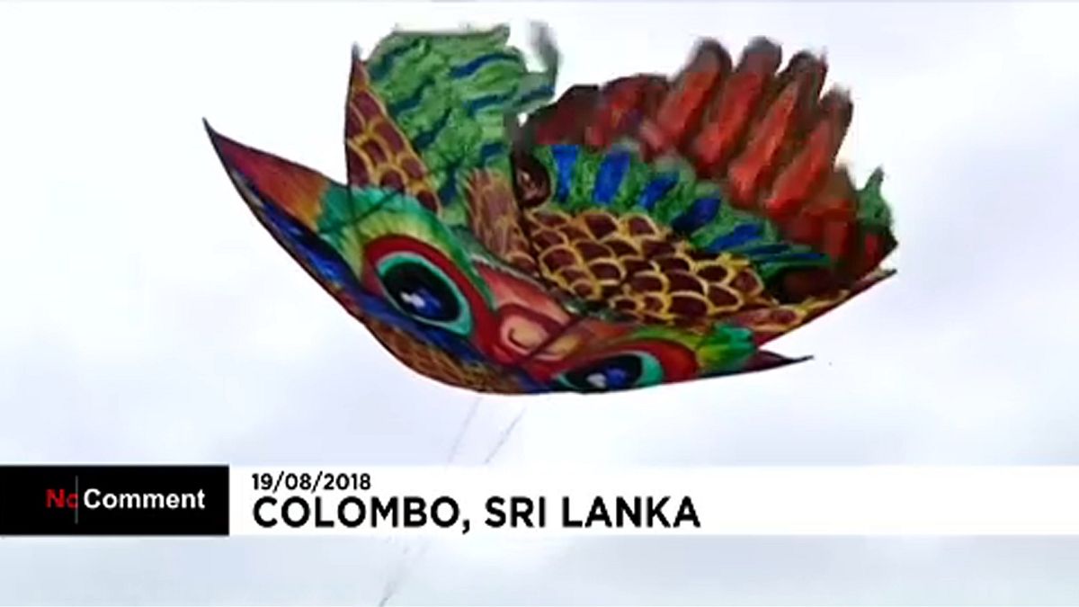 Papírsárkány-fesztivál Srí Lankán