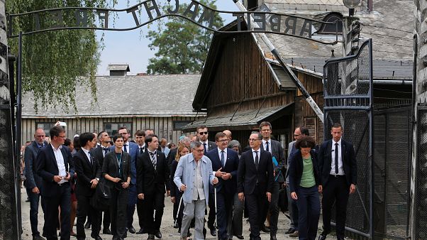 Maas in Auschwitz: "Unsere Verantwortung endet nie" Maas in Auschwitz: "Unsere Verantwortung endet nie"