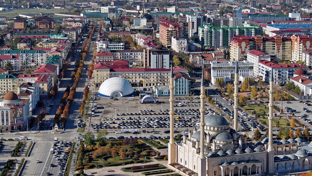 Grozny. Mosque "The Heart of Chechnya"