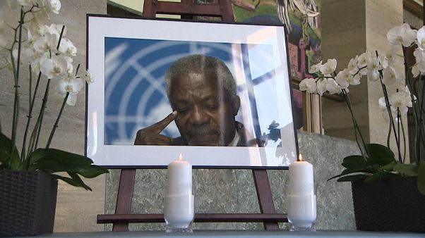 L'hommage de l'ONU Genève à Kofi Annan L'hommage de l'ONU Genève à Kofi Annan