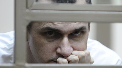 Cinéaste ukrainien Oleg Sentsov prétexte : 100e jour de grève de la faim.
