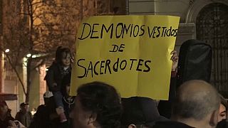 Protesta en Chile contra los abusos de la Iglesia Católica