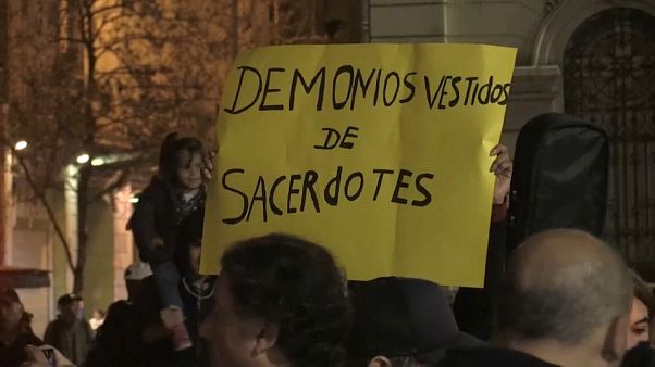 Protesta en Chile contra los abusos de la Iglesia Católica Protesta en Chile contra los abusos de la Iglesia Católica