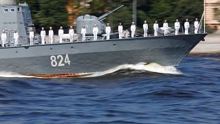 سفينة حربية تابهة للبحرية الروسية/ صورة أرشيفية