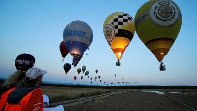150 Piloten kämpfem um Heißluftballon-WM-Titel