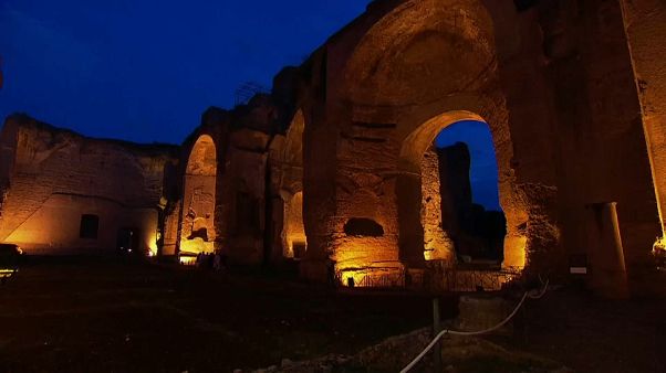 Visitas noturnas às Termas de Caracalla Visitas noturnas às Termas de Caracalla