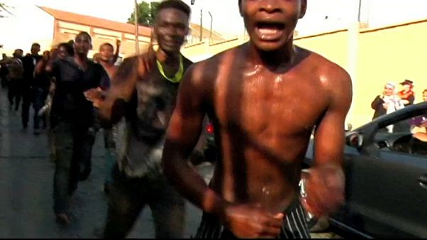 Migrants entering Spain douse police officers in corrosive substance Migrants entering Spain douse police officers in corrosive substance