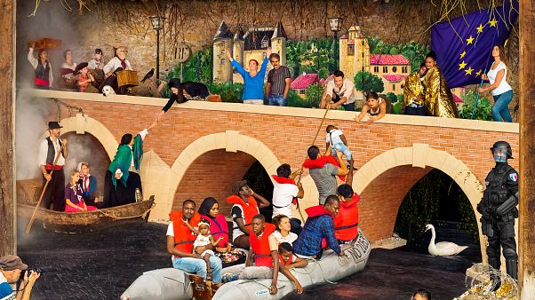 Rencontres d'Arles: French locals, migrants pose for artist's 'hope story' Rencontres d'Arles: French locals, migrants pose for artist's 'hope story'