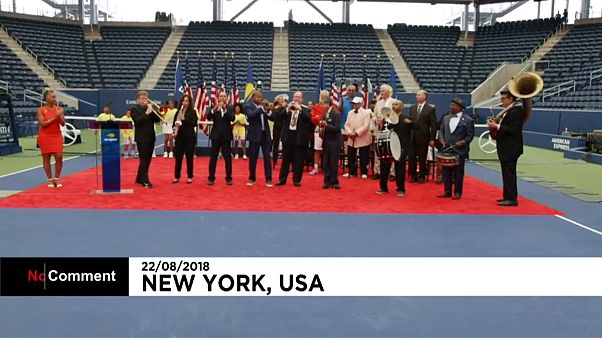 US Open: Inaugurato il nuovo *Louis Armstrong" US Open: Inaugurato il nuovo *Louis Armstrong"