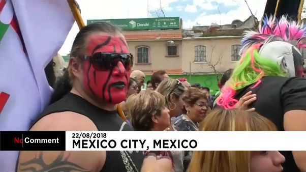 Peregrinación de luchadores mexicanos Peregrinación de luchadores mexicanos