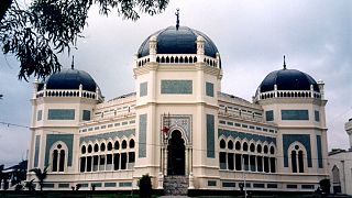 مسجد شهر مدان در شمال اندونزی