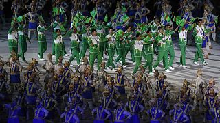رژه تیم ترکمنستان در بازیهای آسیایی جاکارتا