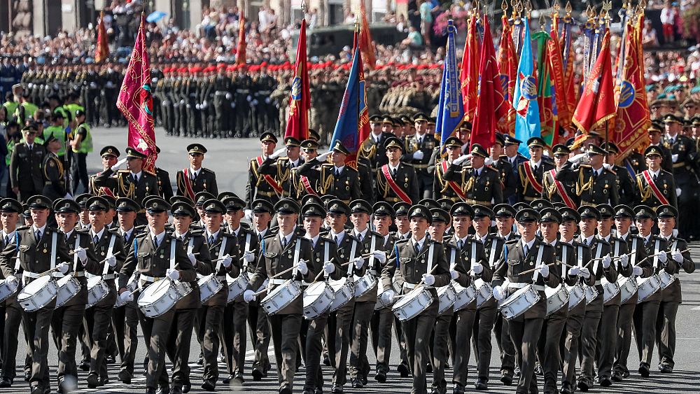 Watch: Ukraine celebrates Independence Day with military parade