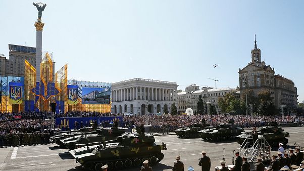 Guerra ensombra aniversário da independência da Ucrânia Guerra ensombra aniversário da independência da Ucrânia