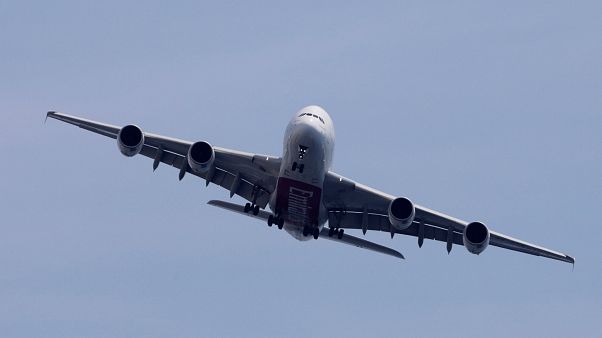 Bir Airbus uçağı Bir Airbus uçağı