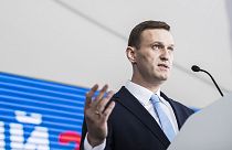 Russian opposition leader Alexei Navalny detained in Moscow