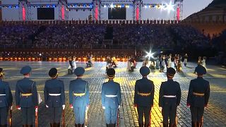 Music and dance light up Moscow's Red Square