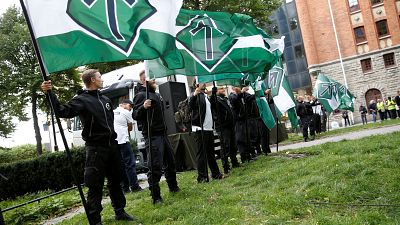 Érdektelenségbe fulladt a svéd neonáci-tüntetés