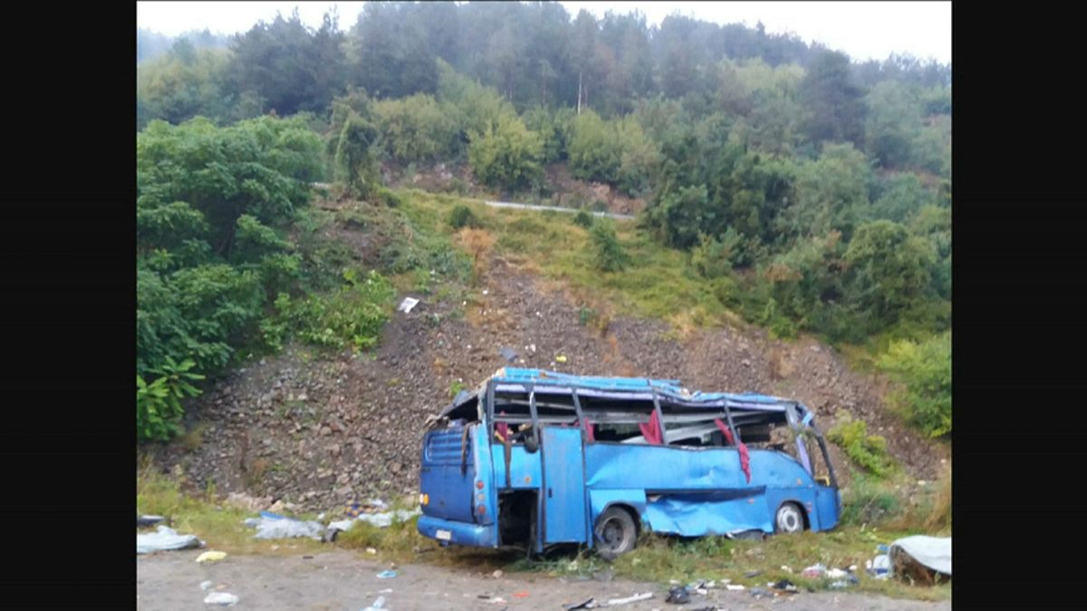 Trágico accidente de autobús en Bulgaria