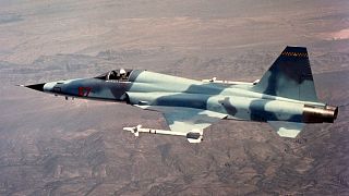 مقاتلة أمريكية من طراز F5 مشابهة للطائرة الإيرانية