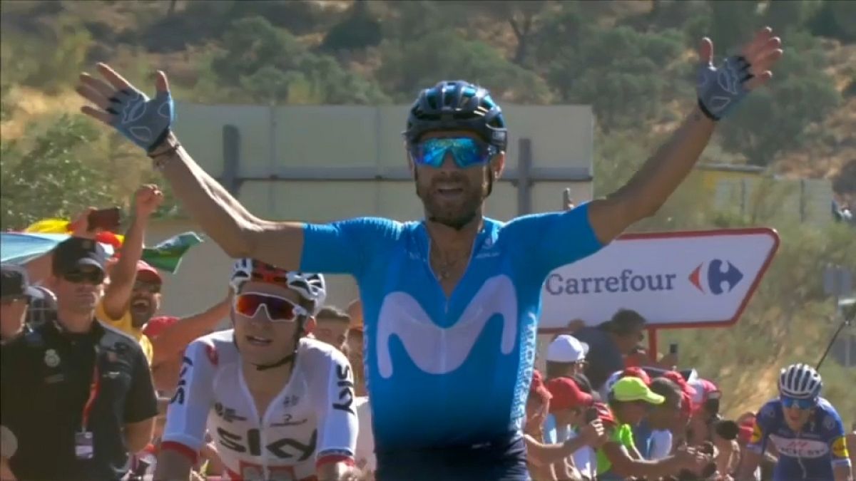 Alejandro Valverde se corona vencedor en Caminito del Rey