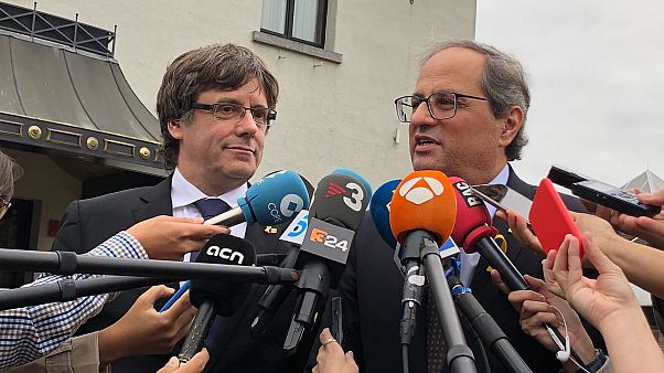 Torra exige a Sánchez la 'máxima inteligencia política' para Cataluña Torra exige a Sánchez la 'máxima inteligencia política' para Cataluña