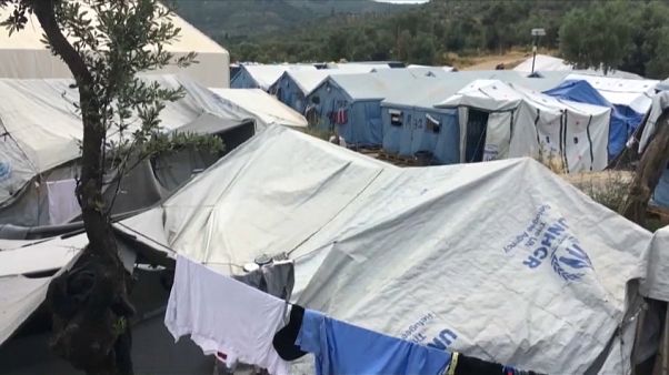 Los campamentos de refugiados griegos siguen desbordados Los campamentos de refugiados griegos siguen desbordados