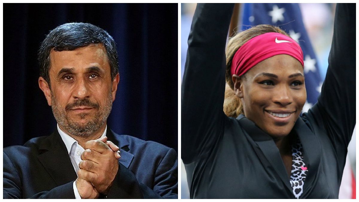 واکنش احمدی نژاد به ممنوعیت پوشش سرنا ویلیامز در مسابقات تنیس آزاد فرانسه