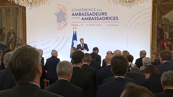 Macron defende "soberania europeia" sem dependência dos EUA Macron defende "soberania europeia" sem dependência dos EUA