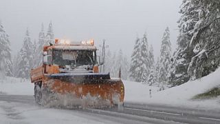 Watch: Snow hits parts of Italy and Austria 