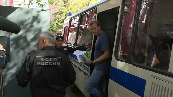 Alexei Navalny condenado a 30 dias de prisão Alexei Navalny condenado a 30 dias de prisão