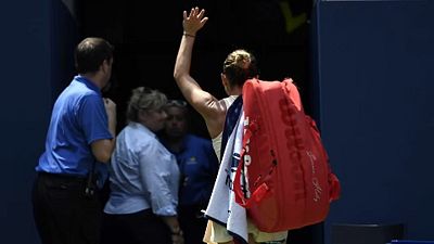 Халеп покидает US Open
