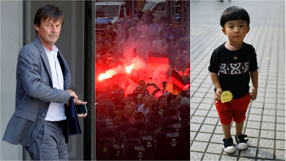 Live updates: French minister quits; Germany protest; and China child policy