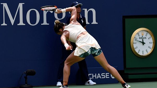 Simona Halep foi eliminada na primeira ronda do Open dos EUA Simona Halep foi eliminada na primeira ronda do Open dos EUA