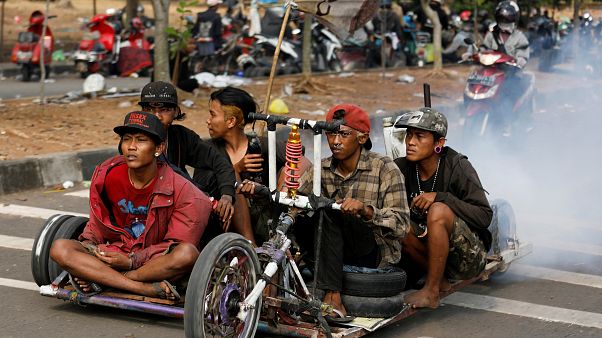 Watch: Crowds gather in Indonesia to celebrate classic Vespa scooter Watch: Crowds gather in Indonesia to celebrate classic Vespa scooter