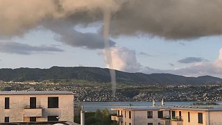 Watch: Waterspout spotted on Lake Zurich, Switzerland