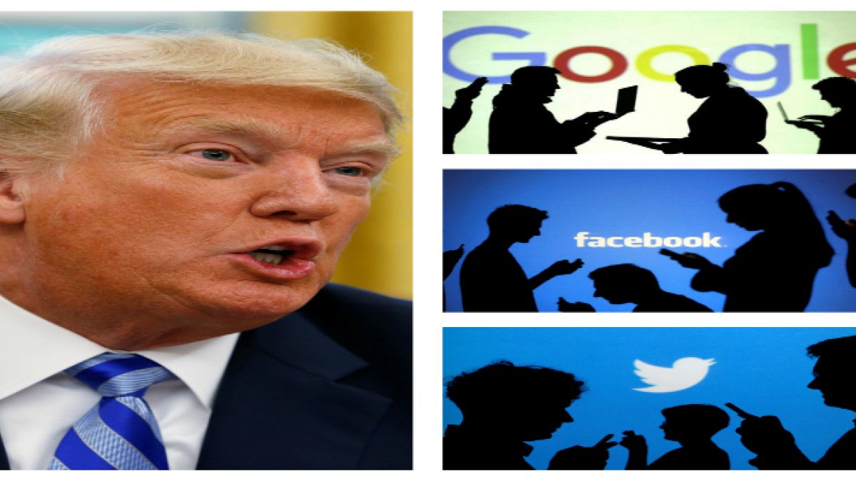 Trump: Google, Facebook ve Twitter çok tehlikeli sularda yüzüyor