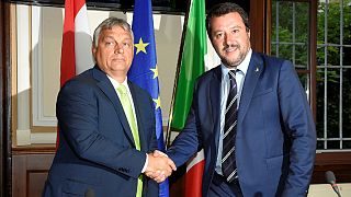 دیدار نخست وزیر مجارستان با وزیر کشور ایتالیا