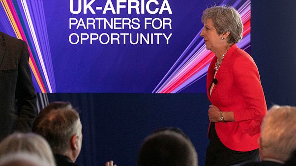 Gb: May in tour in Africa Gb: May in tour in Africa