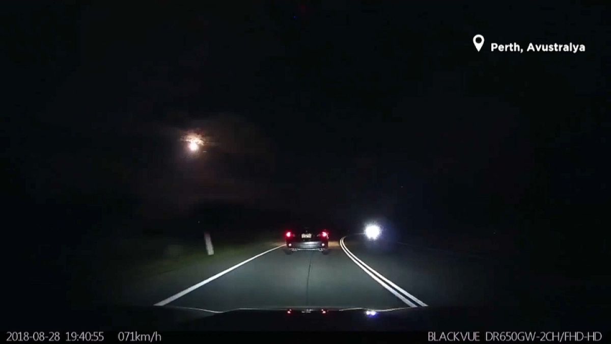 Batı Avusturalya'da büyük bir meteor geçişi gözlemlendi