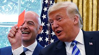 Watch: Trump meets FIFA President Infantino to discuss 2026 World Cup