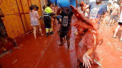 Espagne :  Buñol voit rouge pour son festival de tomates