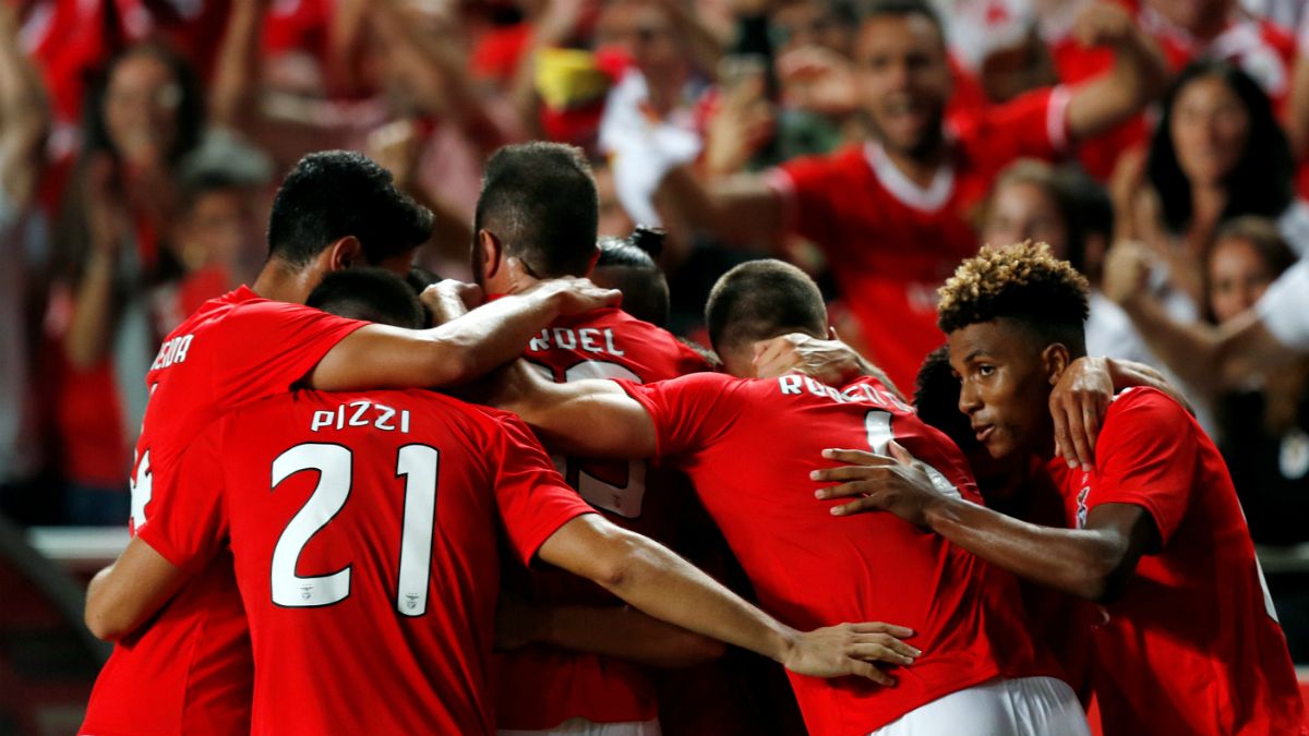 Benfica celebra entrada merecida na fase de grupos da Liga dos Campeões