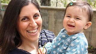 Nazanin Zaghari-Ratcliffe and daughter Gabriella before she was arrested