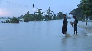Прорыв плотины в Мьянме