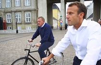La balade cycliste d'Emmanuel Macron