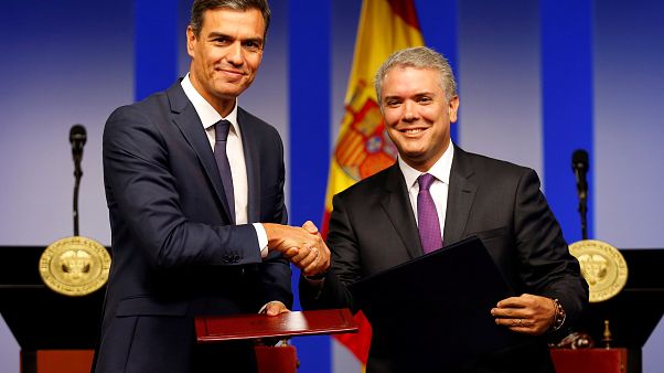 Sánchez anuncia 35 millones € de la UE para paliar la crisis migratoria venezolana Sánchez anuncia 35 millones € de la UE para paliar la crisis migratoria venezolana