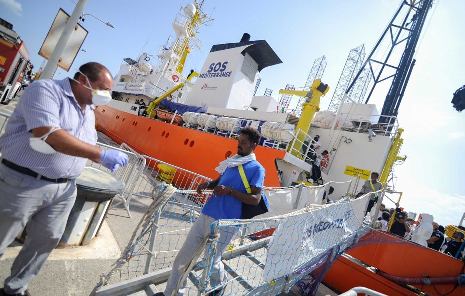 Nearly 60 migrants previously stranded at sea on Aquarius arrive in ...